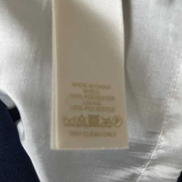 Kate Spade Holiday Stripe Fit & Flare Dress Navy White Black Size 2 - Picture 10 of 10